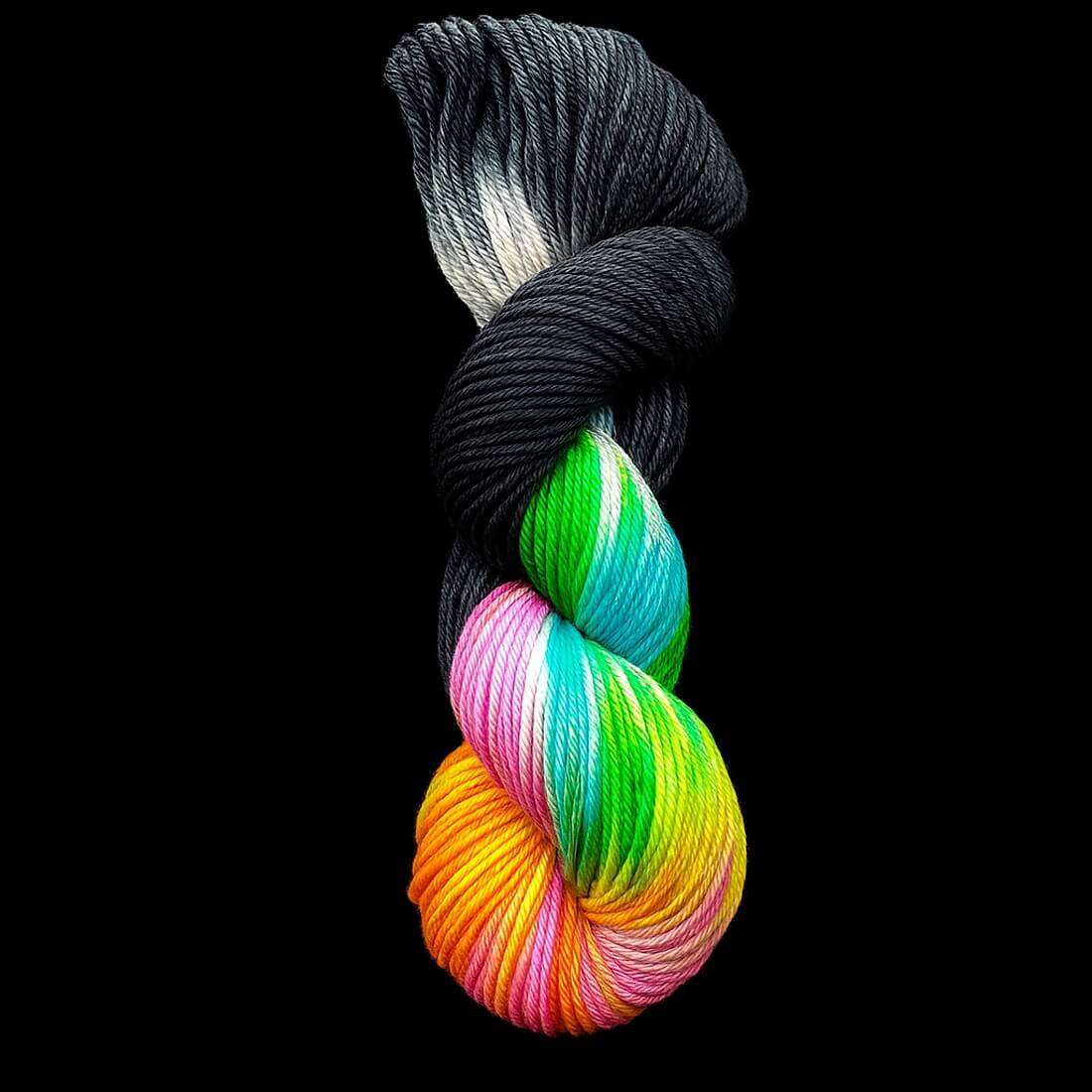 HIGH TWIST Sockenwolle "NEON CLOUD" | 100g | kann wildern | 626