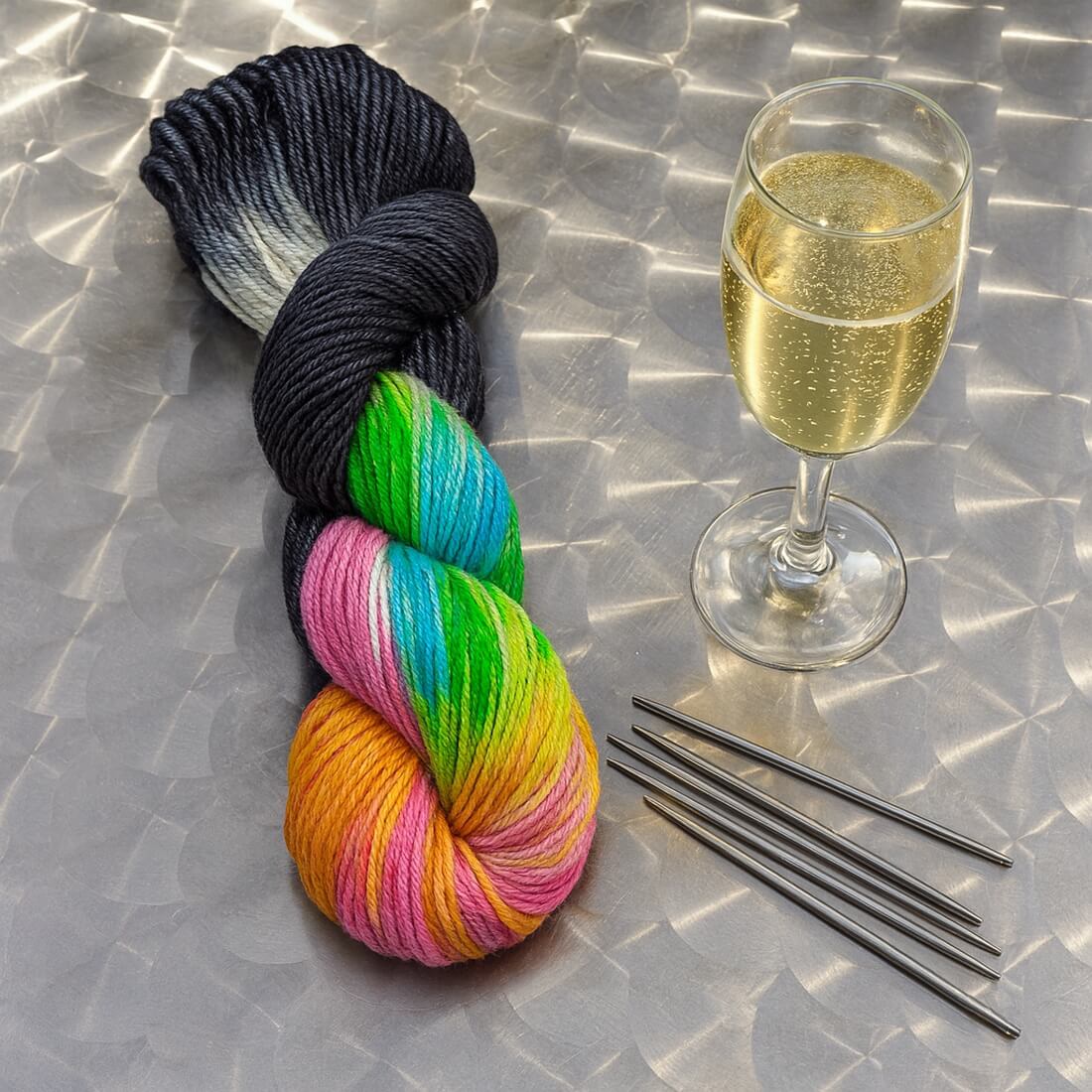 HIGH TWIST Sockenwolle "NEON CLOUD" | 100g | kann wildern | 626