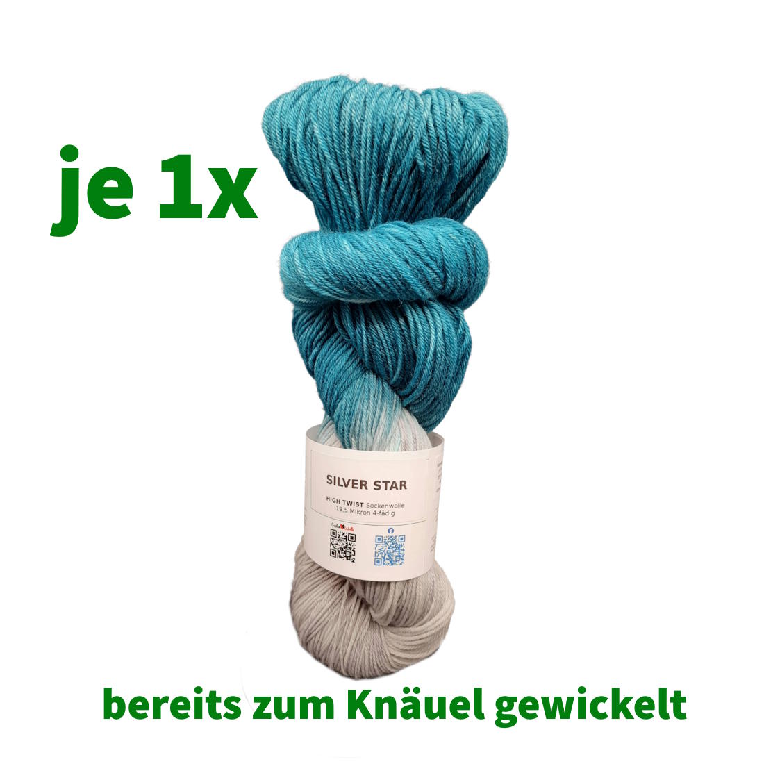 Wollpaket GROSSIGKEIT | 4 x 100g fertig gewickelt