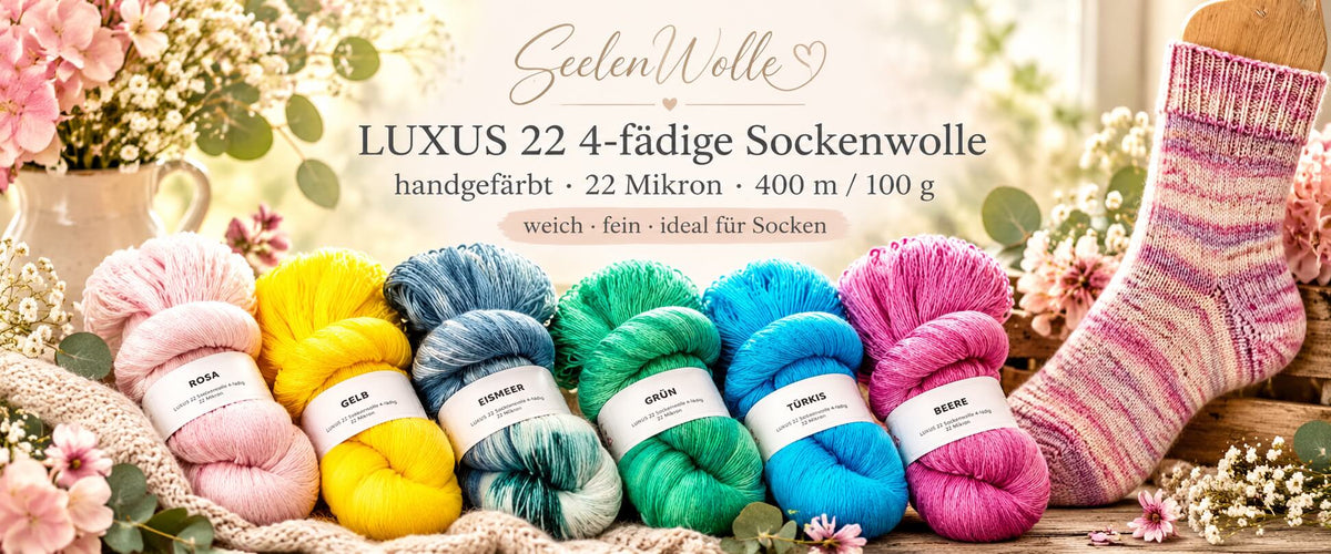 LUXUS 22 Sockenwolle